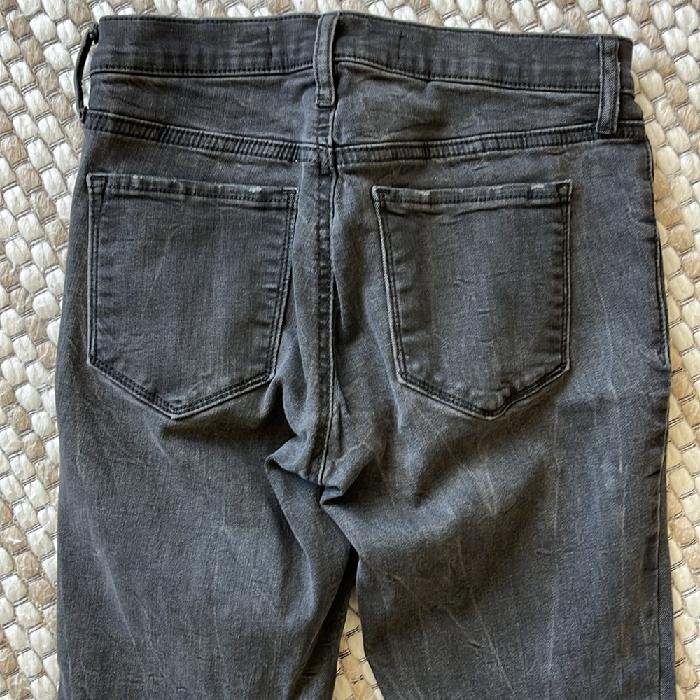 Gap Black Frayed Hem Jeans - Picture 4 of 7